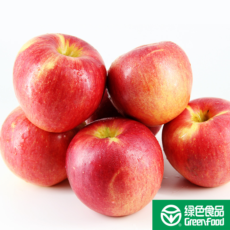 綠色食品級(jí)蘇子富春蘋(píng)果含箱5kg
